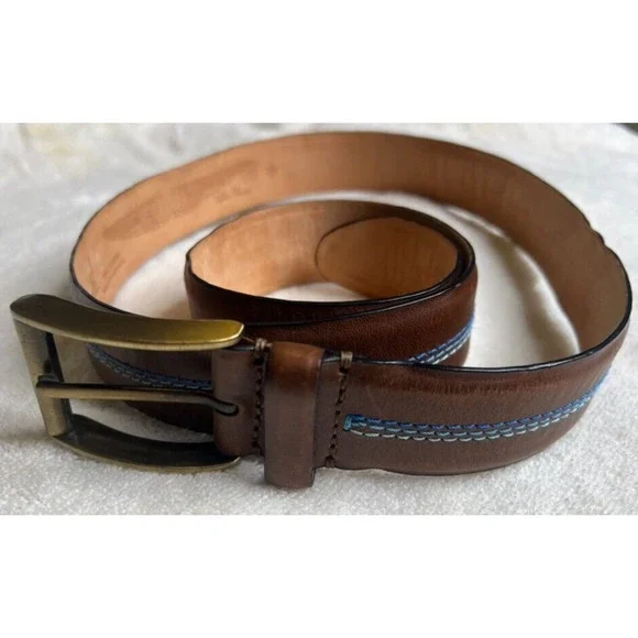 John Fluevog Unisex Leather with blue stitches size 36 - Picture 2 of 11